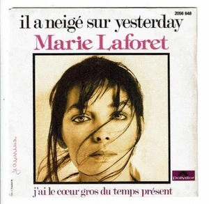 Marie LAFORET Vinyle 45 tours 7" SP IL A NEIGE SUR YESTERDAY - POLYDOR 2056648 - Picture 1 of 3