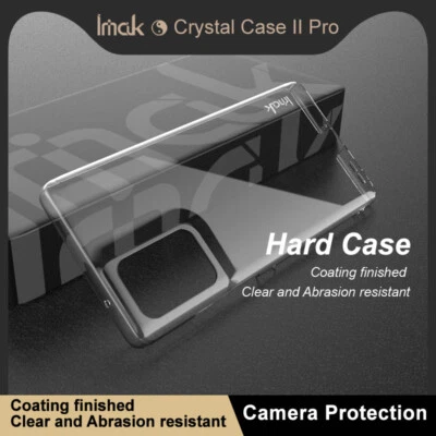 Imak Para Motorola Edge 50 Fusion, Lujo Cristal Transparente Estuche Rígido Foto 1 de 4