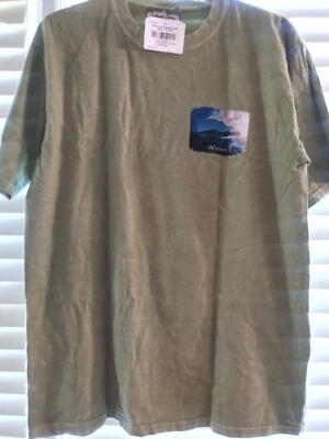 Camiseta Crazy Shirt's Hawaii Tahití Wave Teñida Cáñamo Talla L Foto 1 de 2