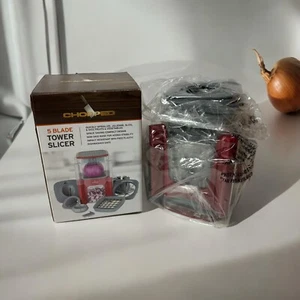 Chopped Tower Slicer 5 Blade Spiralize Julienne Slice & Dice Fruits & Vegetables - Picture 1 of 5