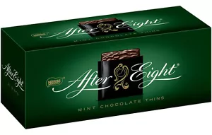 NESTLE AFTER EIGHT Mint Chocolate Thins Sweets 200g 7oz - Picture 1 of 3