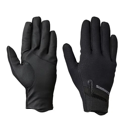 SHIMANO Titanium Alpha Gloves Full Cover GL-013V Black M - Image 1 of 1