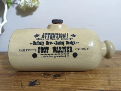 Vintage Collectible MOIRA Pottery Stoneware Foot Bed Warmer Postage Available  - Image 1 of 4