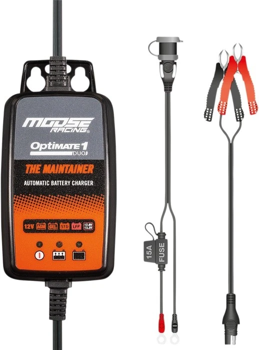 Moose Optimate 1 Duo Battery Charger/Maintainer Foto 1 de 1