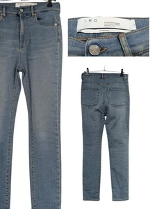 IRO Experience Womens Louv Jeans Size W27 Greyish Blue Stretch - Picture 1 of 6