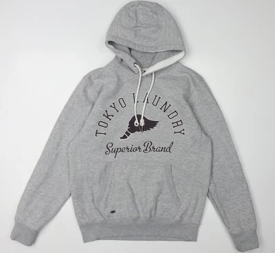 Sudadera con capucha gris para hombre Tokyo Laundry, talla M Foto 1 de 4