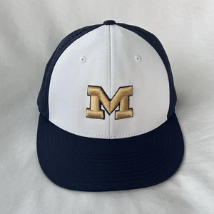 Michigan Wolverines Hat Ball Cap Football College Pacific 474 L-XL - Picture 1 of 7