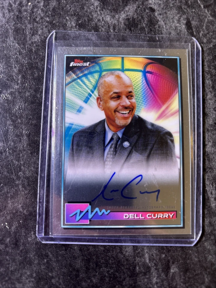 2021 Topps Finest #FA-DCR Dell Curry Autographs - Image 1 of 2
