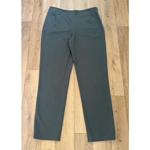 Elemente Clemente Trousers Size 3 Grey High Waist Tapered Slim Fit Stretch Pant - Picture 1 of 14
