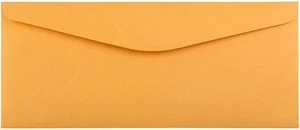 #11 Envelopes - 4 1/2 x 10 3/8 - Brown Kraft Manila - 50/Pack - Picture 1 of 2