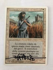 MTG ARTIST PROOF ITALIAN REVISED EDITION SWORDS TO PLOWSHARES SIGNED JEFF MENGES