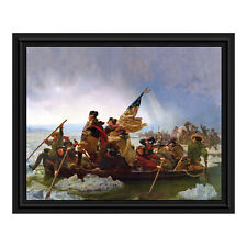 Washington Crossing The Delaware by Emanuel Leutze, Framed Wall Art Print