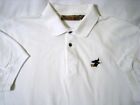 Wicked Witch Riding Flying On Broom Stick - White L Large Polo Shirt - New Nwot