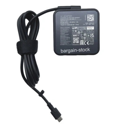 65W USB Type-C AC Charger Adapter For MSI Prestige 14 Evo A11M-005 Power Supply - Image 1 of 4