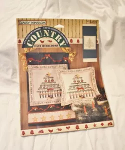 Daisy Kingdom Folk Art Toy Tree Country Pillow Or Banner NOS Easy Heirlooms - Picture 1 of 12
