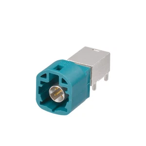 HSD RF car Connector Fakra 4pin Code Z Male PCB mount right angle for Wireless - Zdjęcie 1 z 4