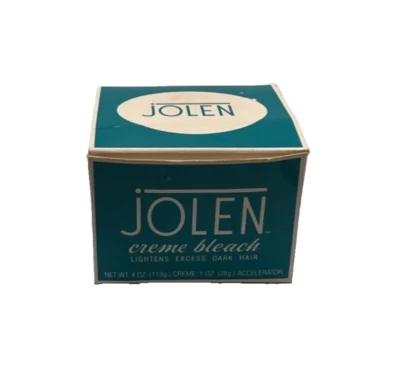 Crema blanqueadora Jolen de colección aclara cabello oscuro suave fórmula efectiva natural 4 oz Foto 1 de 2