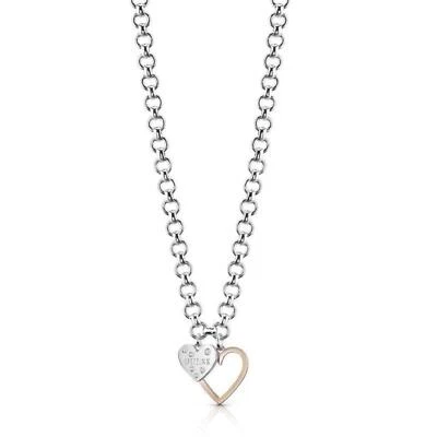 Collana Da Donna Guess Heart In Heart UBN84014 In Acciaio Con Cuore Pendente  - Immagine 1 di 3
