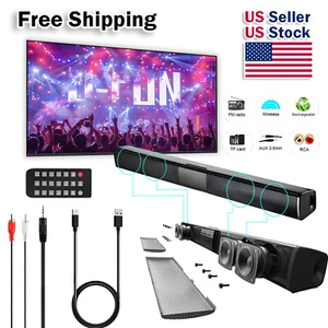 Soundbar surround wireless Bluetooth altoparlanti stereo TV home theater soundbar - Foto 1 di 10
