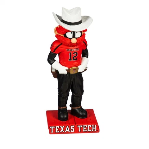 Texas Tech Red Raiders Mascot Design Garden Statue [NEW] Yard Gnome Lawn Figure Cover