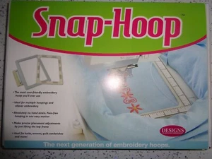 SNAP HOOP MAGNETIC USER FRIENDLY MULTI HOOPING 120X120 BNIB - Picture 1 of 21