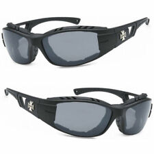 Black Choppers UV400 Padded Sunglasses Driving Riding Glasses(Fast Postage)