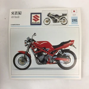 Suzuki 400 Bandit - 1991 Spec Sheet Info Card  - Picture 1 of 2
