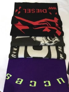 NEW DIESEL K-BRANKO SCIARP SCARF WITH TAGS MULTICOLOURED WOOL ALPACA BLENDS - Picture 1 of 11