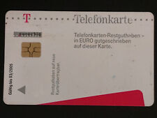 Telefonkarte  Deutsche Telekom  Restguthabenkarte gültig bis 03/2005
