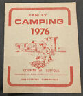 Vintage 1976 Suffolk County Family Camping Booklet - Long Island Parks And Rec