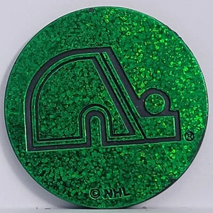 Vintage Slammer * 1994 NHL * #22 * Quebec Nordiques * Green Glitter *  - Picture 1 of 1