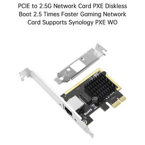 Scheda di rete PCIE a 2 5G Scheda di rete PXE Diskless Boot per Synology PXE WO` - Afbeelding 1 van 13