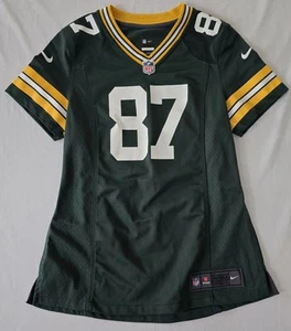 Jordy Nelson Green Bay Packers Jersey Womens Medium Green NFL Nike On Field - Picture 1 of 5