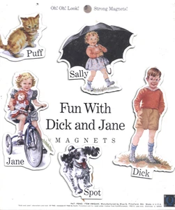 Fun With Dick and Jane Magnets - Picture 1 of 1