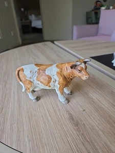 Vintage Bisque Cow Figurine - Picture 1 of 6