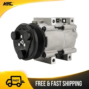 AC Compressor with 6-Groove Pulley For Ford Freestar 2004-2007 Windstar Mercury - Picture 1 of 10