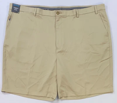 男式 Roundtree & Yorke Performance 经典合身平底大男人短裤新品 — 第 1/2 张图片