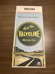 1958 Valvoline Road Map: Indiana USED - Picture 1 of 2