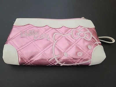 Bolsa de maquillaje Hello Kitty rosa y blanco Foto 1 de 4