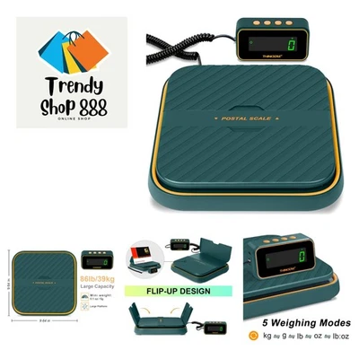 Shipping Scale for Packages, 86lb/0.1oz Digital Shipping Postal Scale-Hold an... - Image 1 of 4