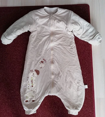 Schlafsack 100 cm Winter 2.5TOG mit Ärmeln und Beinen Baumwolle Giraffe Winter  - Bild 1 von 4