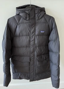 PATAGONIA Silent Down Parka Mens Large 20655 Ink Black MSRP $429 - Picture 1 of 6