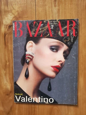VINTAGE HARPER'S BAZAAR ITALIA VALENTINO SPECIAL FASHION MAGAZINE SEPTEMBER 1985 - Image 1 of 4