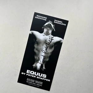 DANIEL RADCLIFFE Signed Theatre Flyer EQUUS - Picture 1 of 1