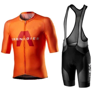 Classic Style Mens Cycling Short Sleeve Jerseys Bib Shorts Set Cycling Jersey - Picture 1 of 74