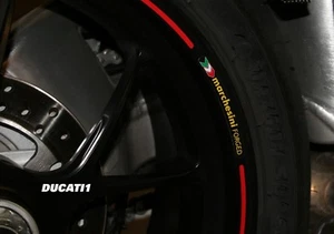 MARCHESINI FORGED WHEEL RIM Decals / Stickers - Ducati 1098 1198 S/R & others - Picture 1 of 2