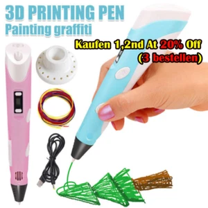 3D Druck Stift Set 12 Farben Doodle Zeichnung PLA Filament Drucker Kinder Gifts - Bild 1 von 13