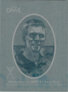 2010 TriStar Obak NSCC VIP STEPHEN STRASBURG (DC) #N1? Rookie Press Plate 1/1 - Picture 1 of 2
