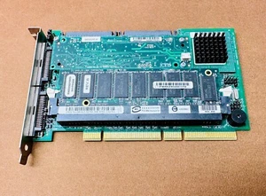 Dell PERC 3 DC 128MB Ultra160 SCSI PCIx Raid Controller Card 09M912 UNTESTED - Picture 1 of 5