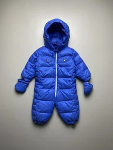 Moncler Kids Down Overall Jumpsuit Size 9-12M 74cm - Picture 1 of 17
